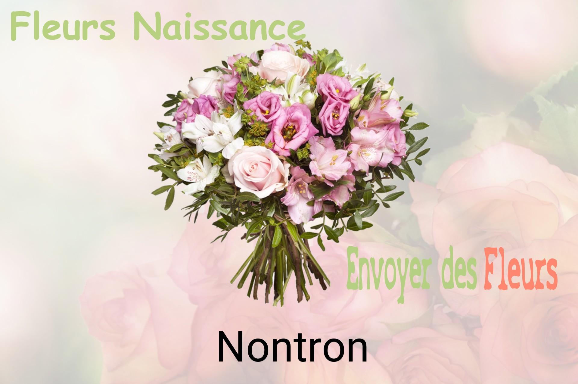 Bouquet de fleurs de naissance livré à Nontron